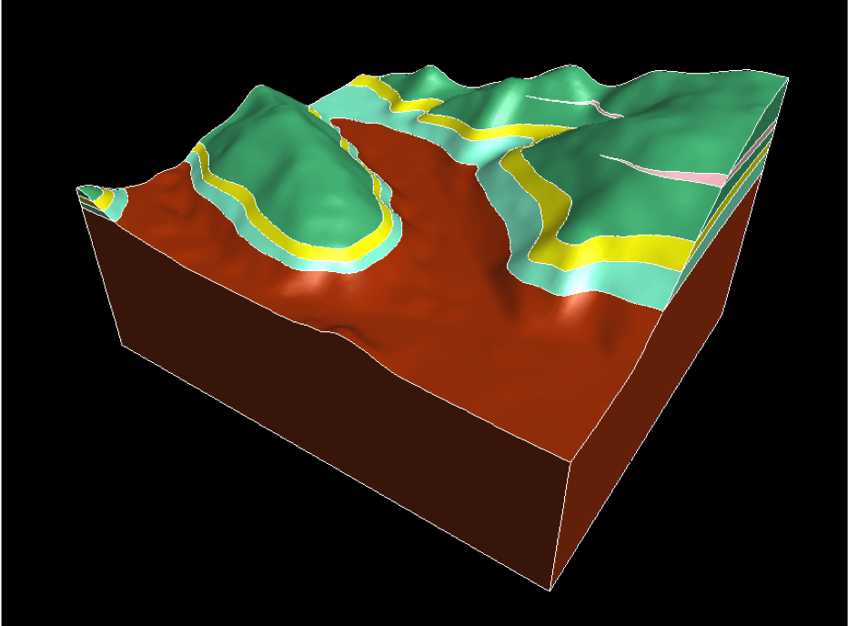 地質モデル機能
